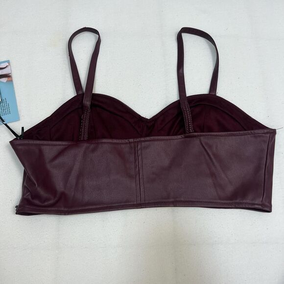 Target Women's Red and Brown Crop-top - Picture 3 of 4